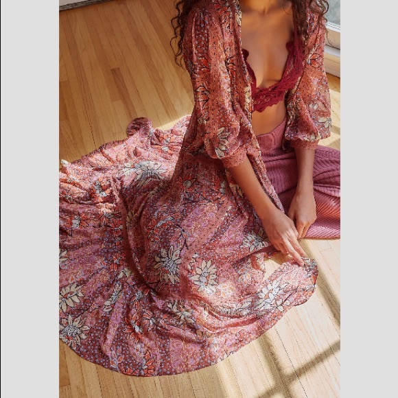 Free people Grasslands  Kimono dress robes  XS/S - Picture 3 of 4